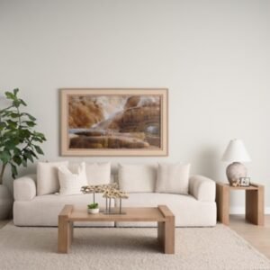 Mercana Wesson Accent Table, Natural/Brown