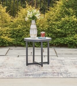 North Island Outdoor End Table, Gray