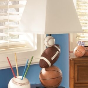 Nyx Table Lamp, Brown/Orange