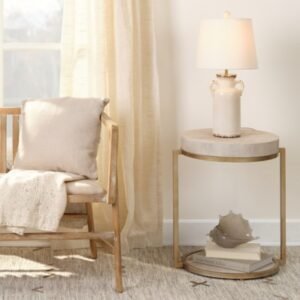 Relaxed Elegance Eleanor Table Lamp, Cream