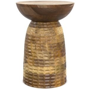 Simpli Home Boyd Wooden Accent Table, Natural