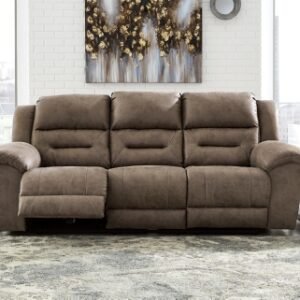Stoneland Manual Reclining Sofa, Fossil