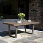 Bahia Verde Haven Outdoor Dining Table, Cabana Tan