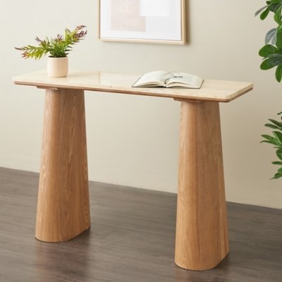 Bayberry Lane Rectangular Console Table, Brown