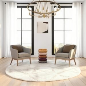 Benzara Zyra End Table, Brown