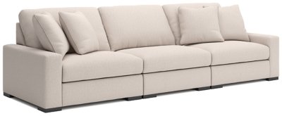 Calden 3-Piece Boucle Modular Sofa, Oyster