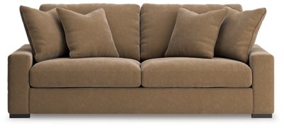 Calden Velvet Sofa, Sable