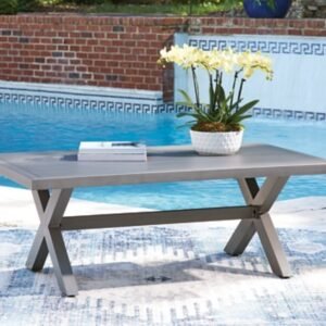 Dillon Beach Outdoor Coffee Table, Gray