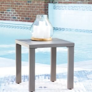 Dillon Beach Outdoor End Table, Gray