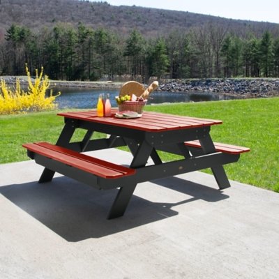 Highwood Hometown Outdoor Picnic Table, Jasper