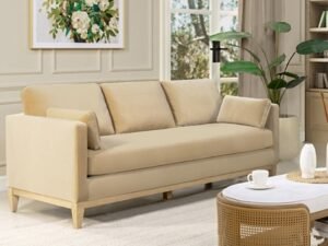 Jennifer Taylor home Knox Sofa, Fawn Brown