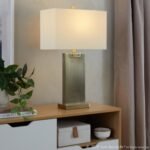 LumiSource Royce Table Lamp (Set of 2), Antique Brass