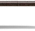 Neo Oval 84"-108" Extendable Dining Table, Rich Brown, Wood