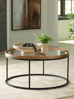 Noraluna Coffee Table, Medium Brown