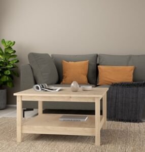 Tvilum Madrid Coffee Table, Jackson Hickory