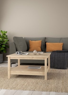 Tvilum Madrid Coffee Table, Jackson Hickory