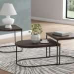 Vanmore Table (Set of 3), Dark Brown