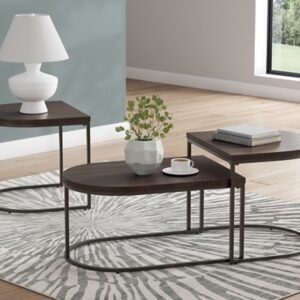 Vanmore Table (Set of 3), Dark Brown