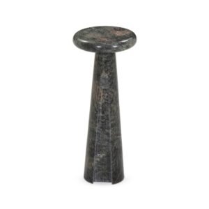 Ashley Luxe Natural Marble Tapered Accent Table, Green