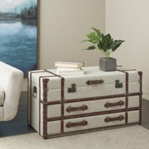 Bayberry Lane Storage Coffee Table, Cream