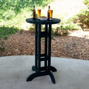 Highwood Lehigh Outdoor Bar Table, Federal Blue