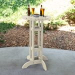 Highwood Lehigh Outdoor Bar Table, Whitewash
