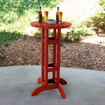 Highwood Lehigh Outdoor Dining Table, Rustic Red