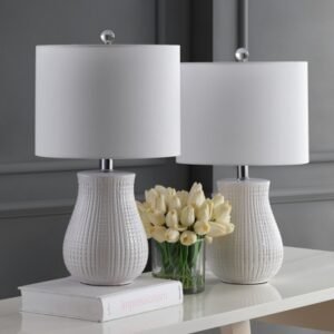 Safavieh Table Lamp (Set of 2), White