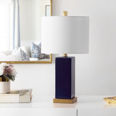 Safavieh Wendi Table Lamp, Navy