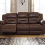 Stoneland Power Reclining Sofa, Chocolate