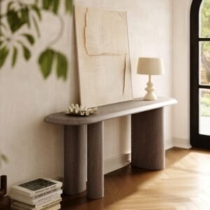 TOV Furniture Lena Console Table, Washed Ash