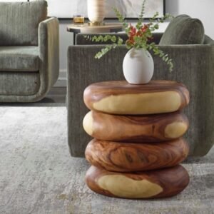 Uttermost Carrillo End Table, Brown