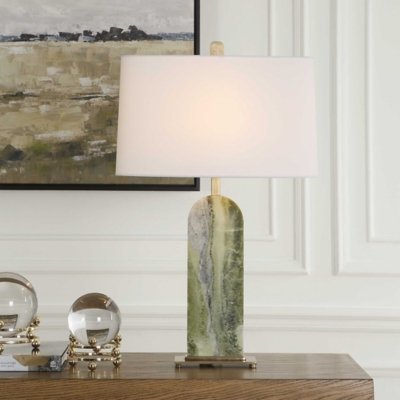 Uttermost Moorea Table Lamp, Green